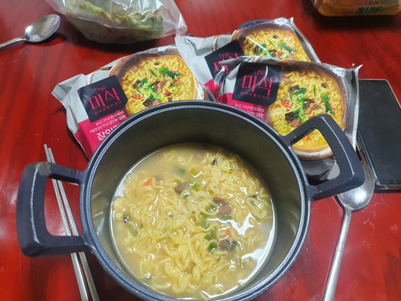 더미식 장인라면 담백한 맛 가격 맛 아이라면 추천