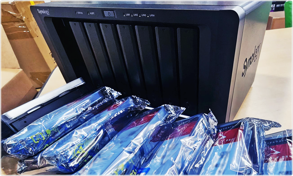 Synology NAS 시놀로지 나스 렌탈 합리적인 견적으로 설치하는 방법 현장 사진 4