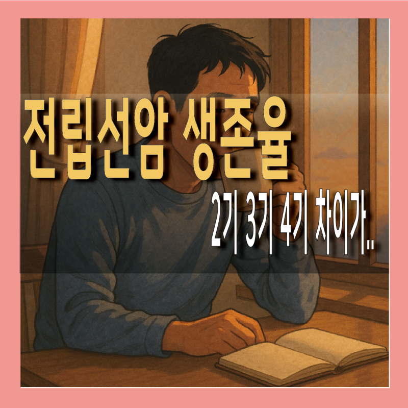 전립선암 2기 생존율 얼마나 될까? 3 4기와의 차이