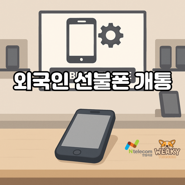  외국인 선불폰 개통 빠르게 진행하는 방법은?