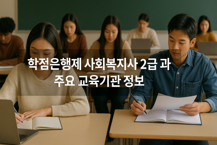 학점은행제 사회복지사 2급 과정 주요 교육기관 정보