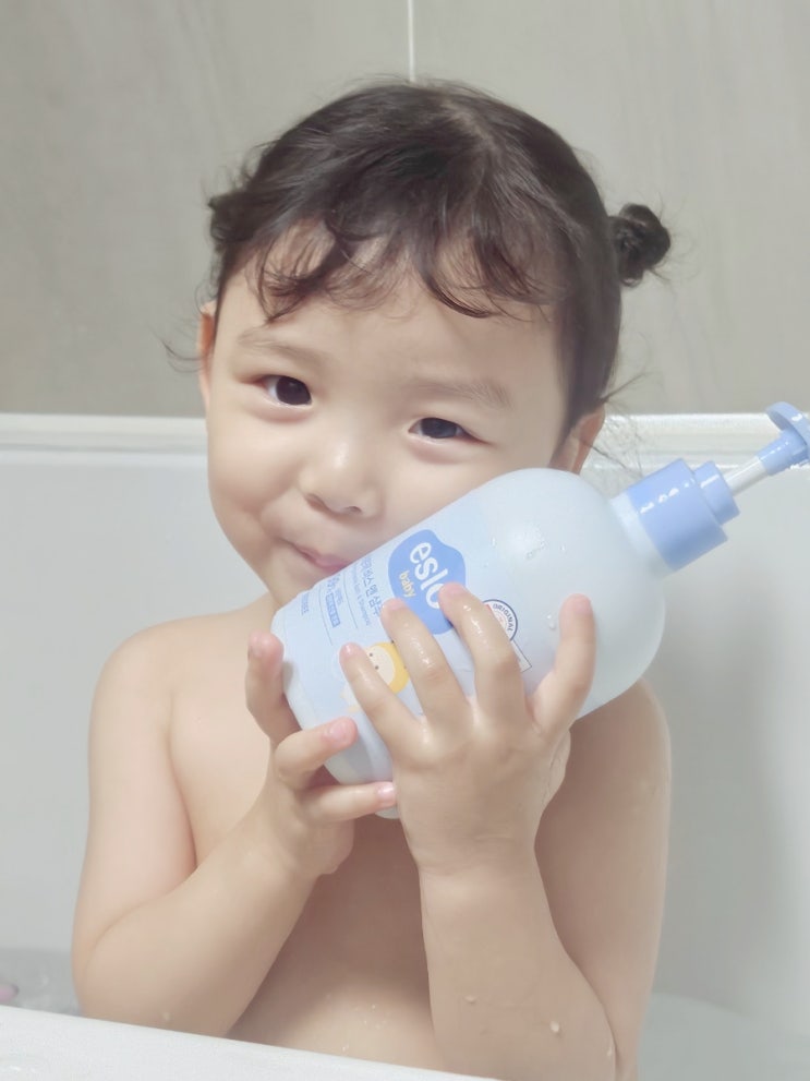  이슬로 바스앤샴푸 머리부터 발끝까지 더마테스트 인증받은 올인원 아기바디워시