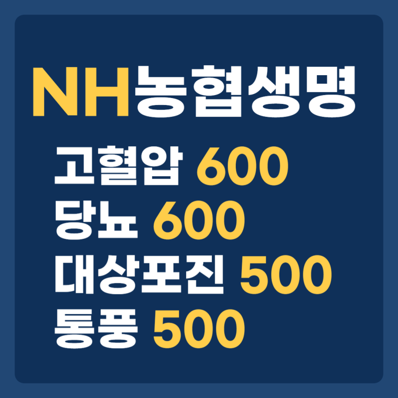 농협생명 대상포진 진단비 500만원 지급하는 고당대통 보험