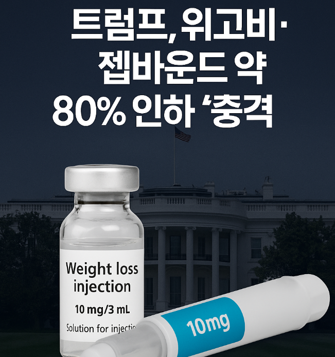 <b>트럼프</b>, 위고비·젭바운드 약가 대폭 <b>인하</b>…美 <b>비만치료제</b> 시장... 