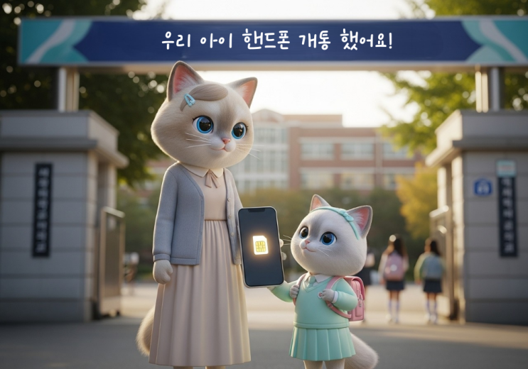  반포선불폰 미성년자 핸드폰 개통 방법