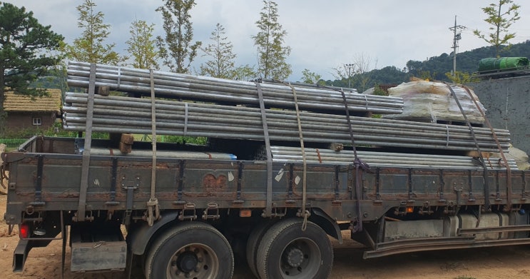  아시바(비계) 파이프 가격 / 규격 / 두께 (1.8T / 2.3T) (Scaffolding Pipe)