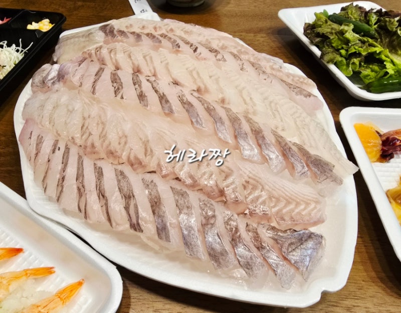 천안 성거 횟집~성주수산/탱글탱글한 우럭,광어회