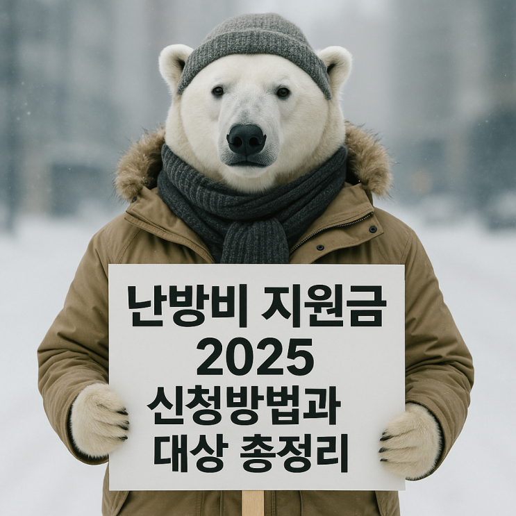  난방비 지원금 2025 신청방법과 대상 총정리