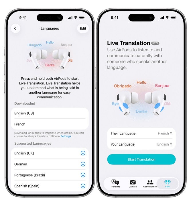 나도 써봤다! Apple AirPods Pro 3 ‘실시간 번역(Live Translation)’ 기능 완전 가이드 - 에어팟 자동....