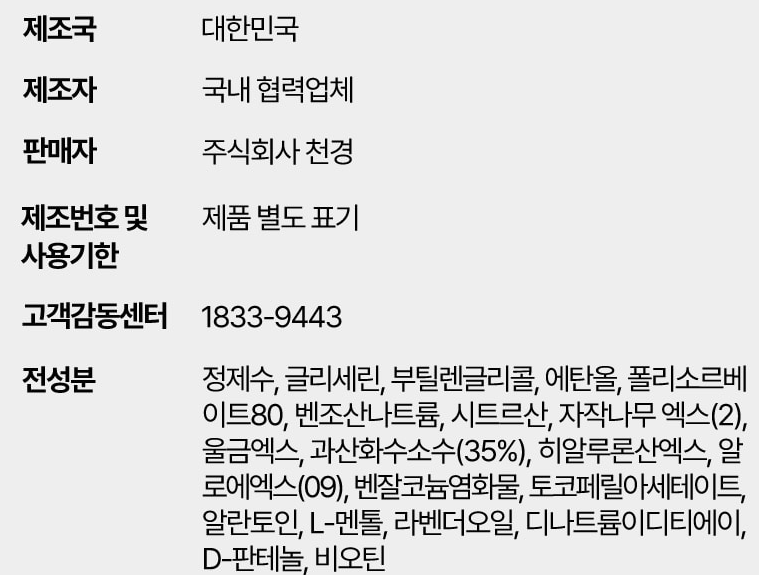 약사가 보는 라셀턴, 라셀턴 성분