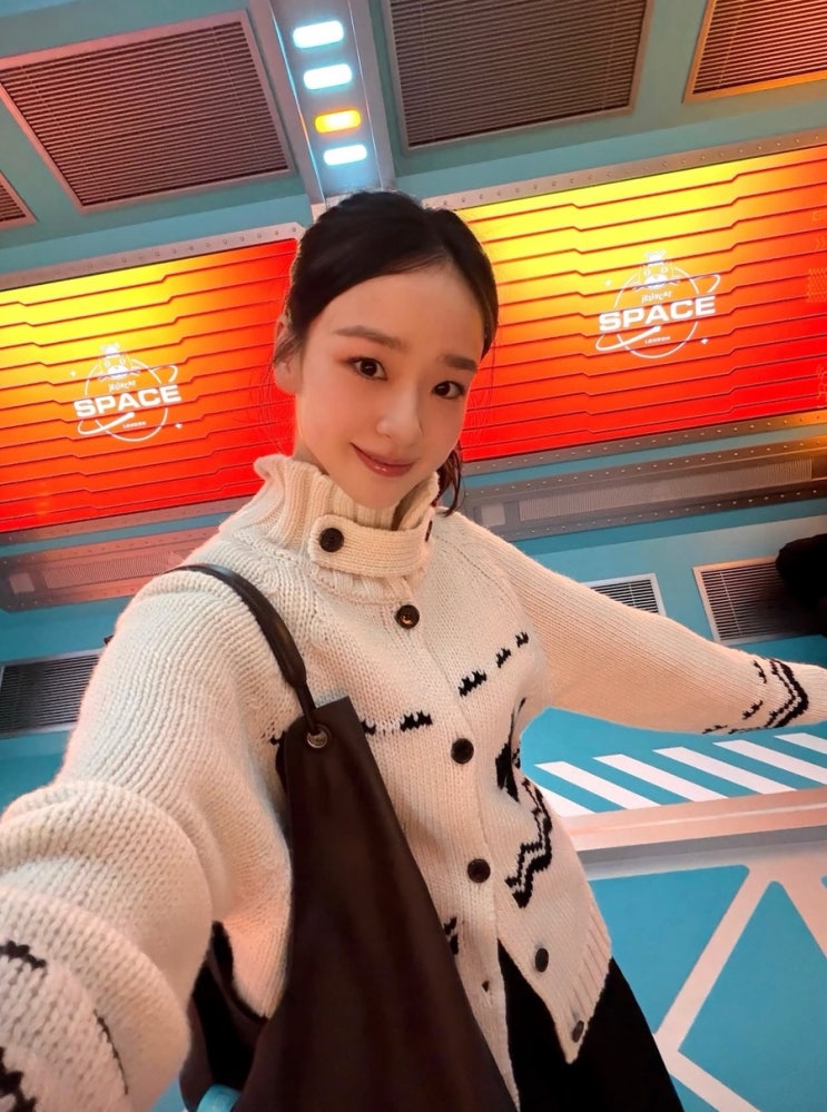 손연재 옷, 노르딕 겨울 감성 가득! 코위찬 가디건 코디