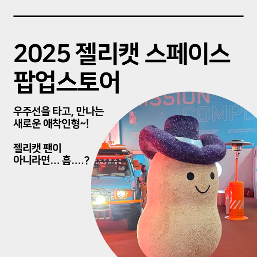  성수 젤리캣 팝업스토어 사전예약 방문 후기