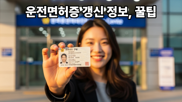  운전면허 갱신 시 놓치면 안 될 모든 정보와 꿀팁, 과태료 폭탄 피하는 방법까지!