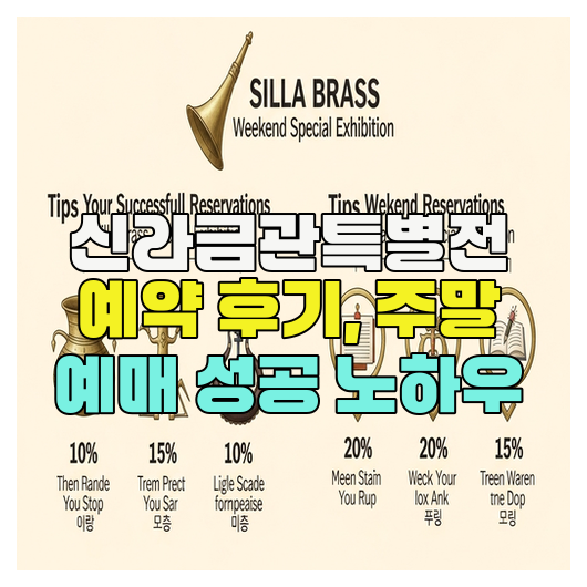  신라금관특별전 예약 후기, 주말 예매 성공 노하우