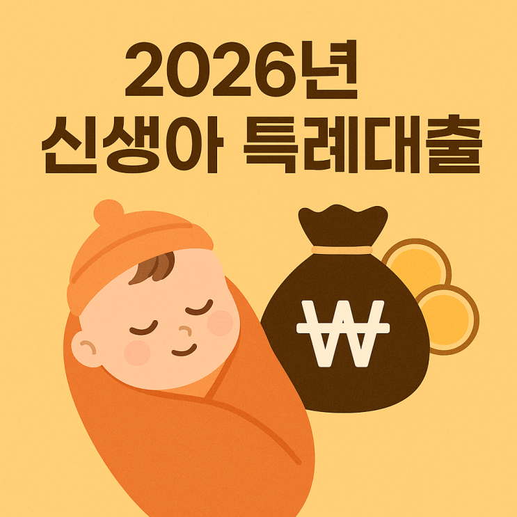  2026년 신생아 특례대출 자격, 금리, 한도 총정리 (기존 대출 대환 방법)