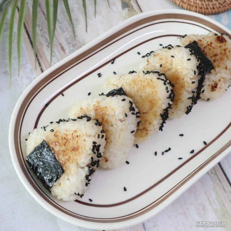 구운 참치마요주먹밥 레시피 삼각김밥 만들기 재료