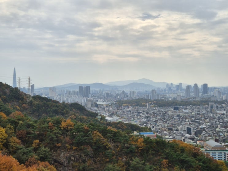  용마산 아차산 트레킹(용마폭포공원-용마봉-아차산)(25.11.8)