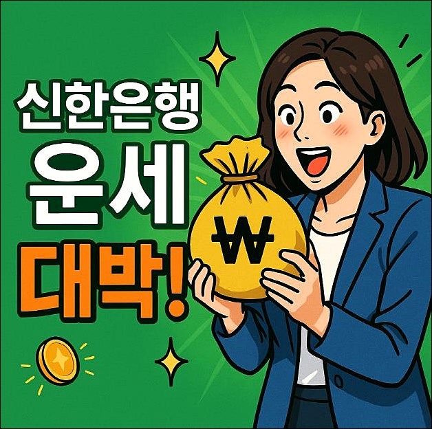 신한은행 운세 무료 대박 2026 사주 토정비결 보는 방법