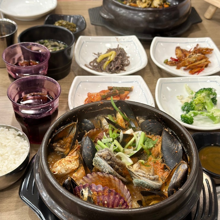  대구 성서 맛집 한식 모다아울렛 신영웅청국장해물뚝배기