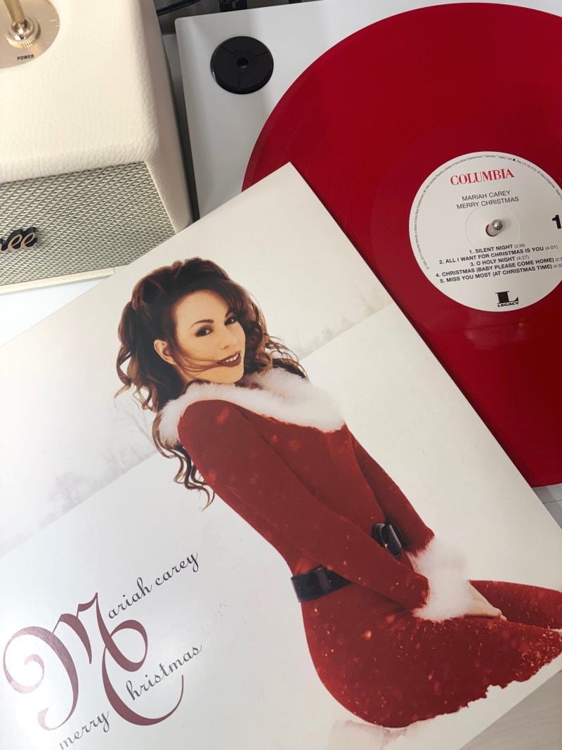 머라이어캐리 Mariah Carey - Merry Christmas 캐롤 레드 컬러 LP