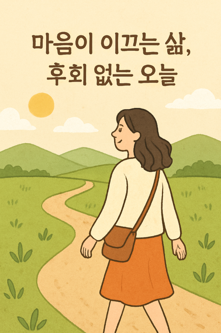  마음이 이끄는 삶, 후회 없는 오늘