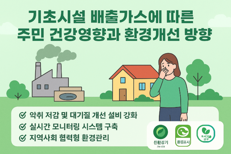   기초시설 배출가스로 인한 주민 건강영향과 환경개선 방향