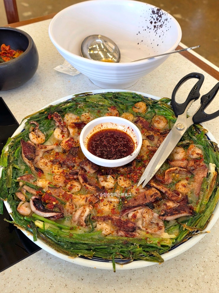  장원갑칼국수 영종 _ 마시안해변맛집, 새우파전 꼭 잡솨봐요 내돈내산