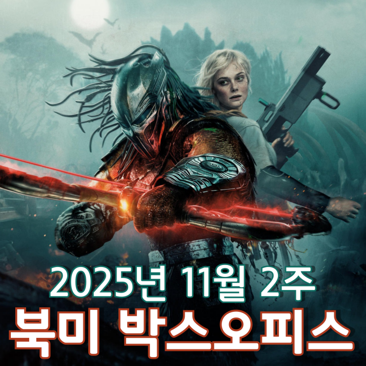 [11월 2주 북미 박스오피스] 7년 만에 돌아온 프레데터 열풍