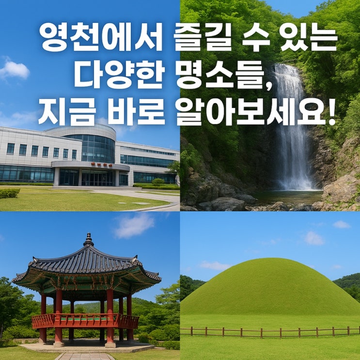  영천 가볼 만한 곳!  자연과 문화가 어우러진 매력적인 여행지