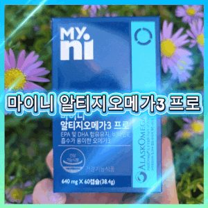 마이니 알티지 오메가3 건조한눈 기억력개선 혈중 중성지질개선