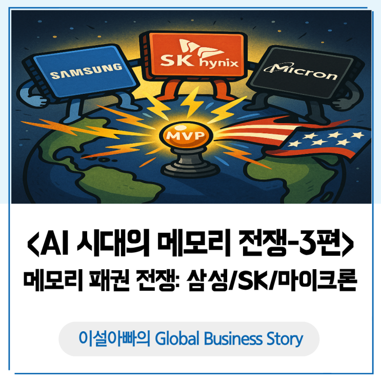  AI 시대의 메모리 전쟁 3편: 삼성·하이닉스·마이크론의 메모리 패권 전쟁