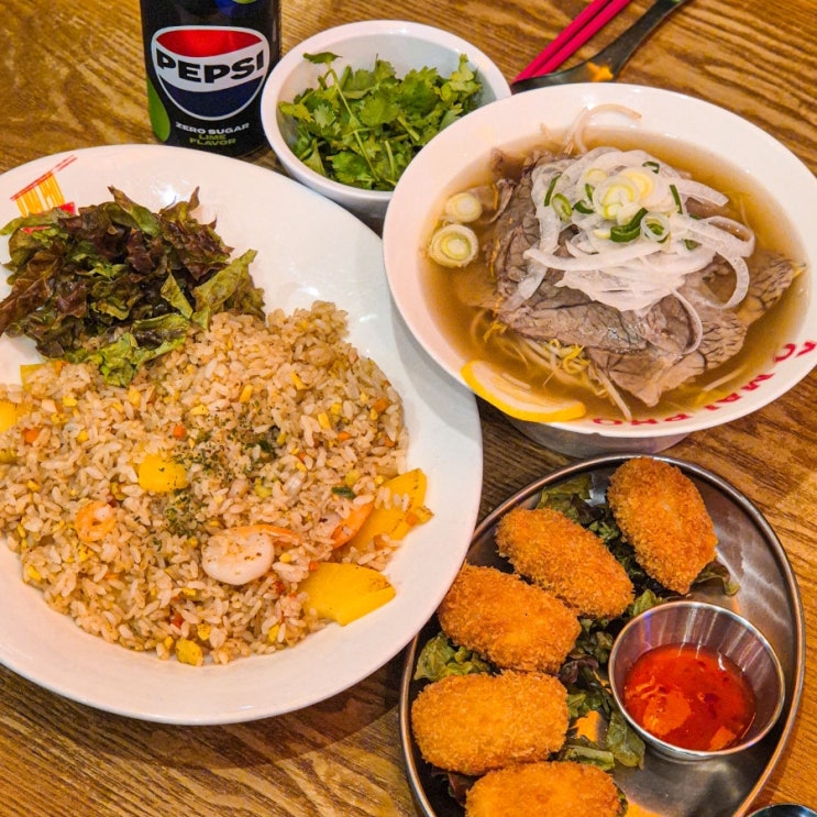  의왕 롯데프리미엄아울렛 맛집 가성비 쌀국수 오마이포