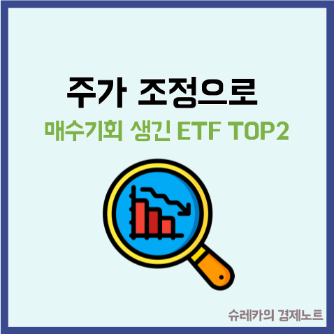  최근 큰 주가 조정으로 매수 기회 생긴 ETF TOP2