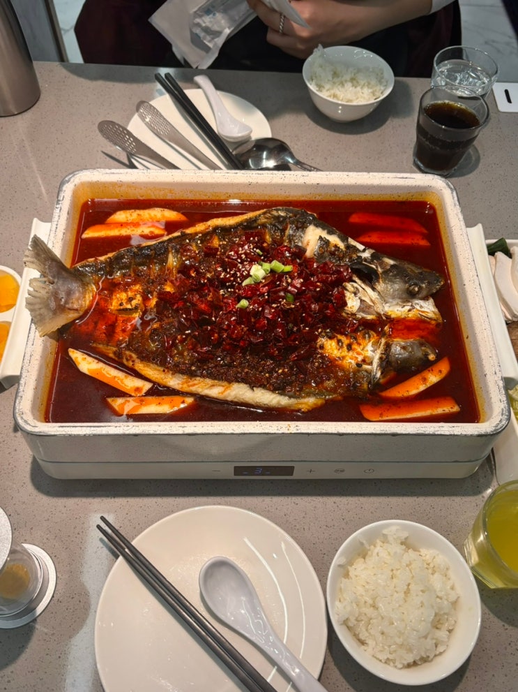  홍대입구역 맛집 마라생선찜 반티엔야오 카오위 (마라맛, 토핑추천)