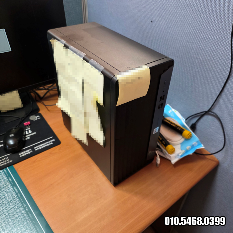  동작구 사당동 컴퓨터수리 본체에 불은 들어오고 화면 안나옴 주말 출장 SATA SSD 250GB 교체
