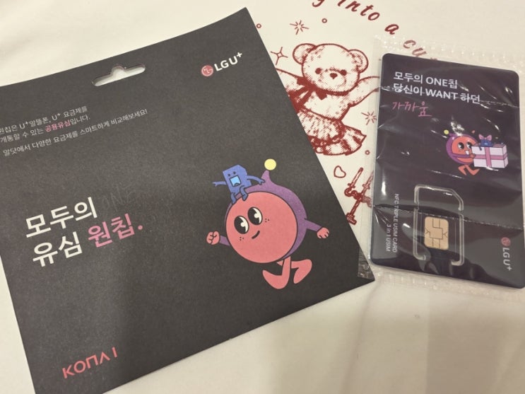 LG선불폰 개통 모두의유심 원칩 셀프개통 방법 가이드