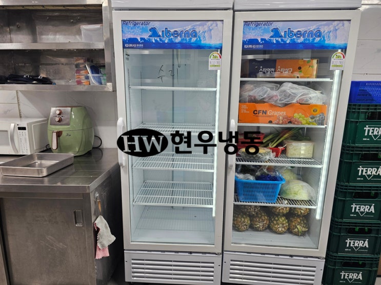  울산쇼케이스냉장고수리 음료쇼케이스 에바 증발기 교체수리 케이쓰리 K3SC470NBC
