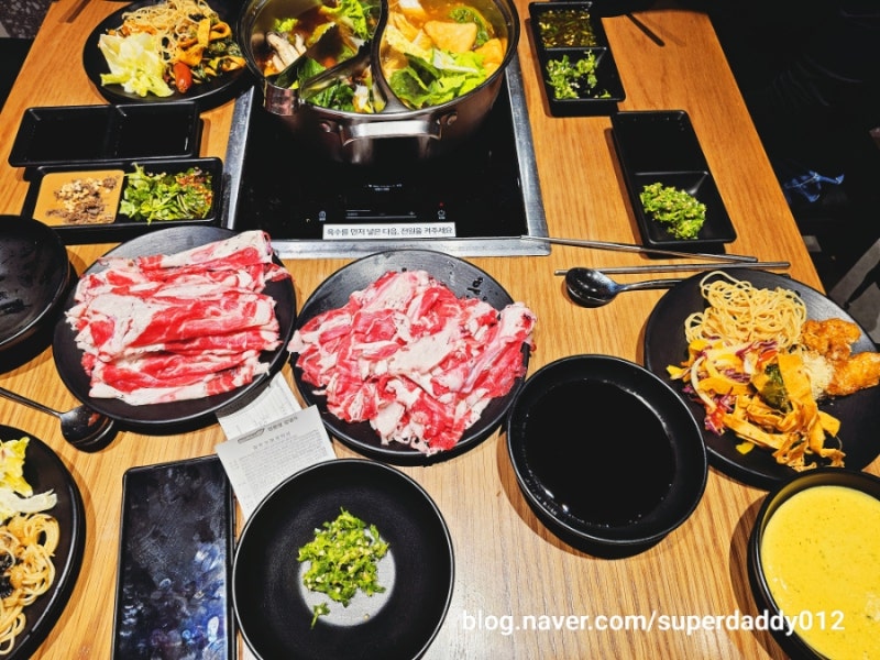 [송파맛집]우리가족 가든파이브 최애 맛집! 로운샤브샤브 다녀옴:)