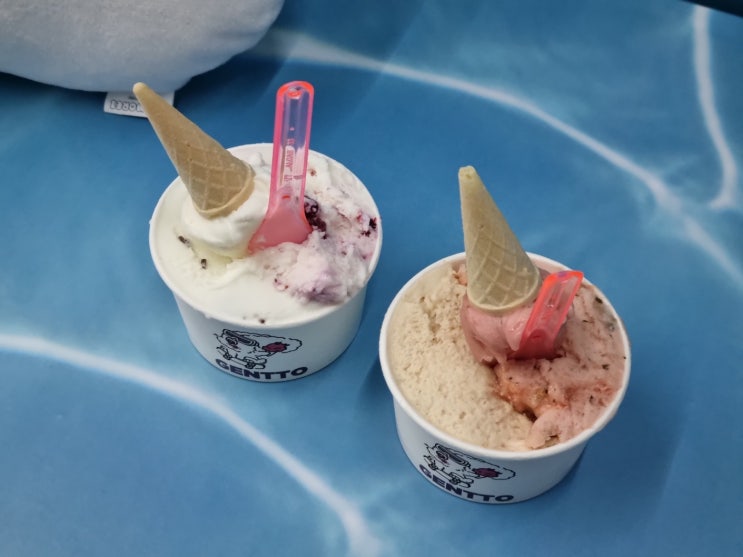  순천 디저트 맛집 카페 젠또 젤라또 4가지 맛