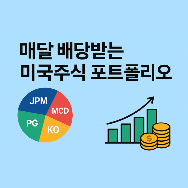  매달 배당받는 미국 주식 포트폴리오 만들기 (Dividend Calendar)