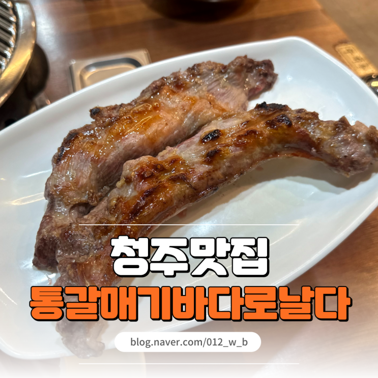  통갈매기바다로날다 봉명동고기집 고기랑 청국장이랑 함께