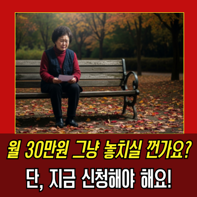  모르면 1억 손해! 은퇴 후 삶을 바꾸는 정부지원금