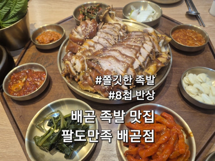  배곧 맛집 족발 팔도만족 아이랑 방문 후기