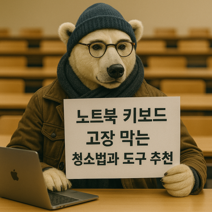  노트북 키보드 고장 막는 청소법과 도구 추천