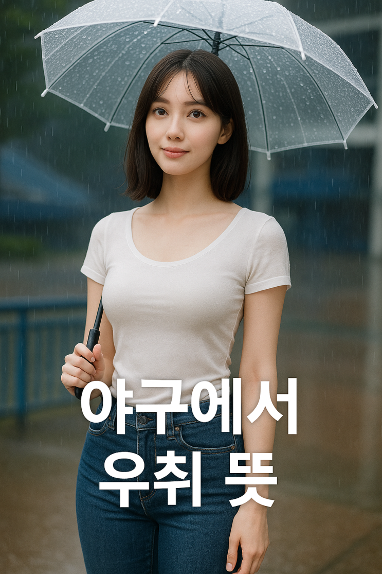  야구에서 우취 뜻 : 다른 스포츠보다 야구가 우천 취소가 많은 이유