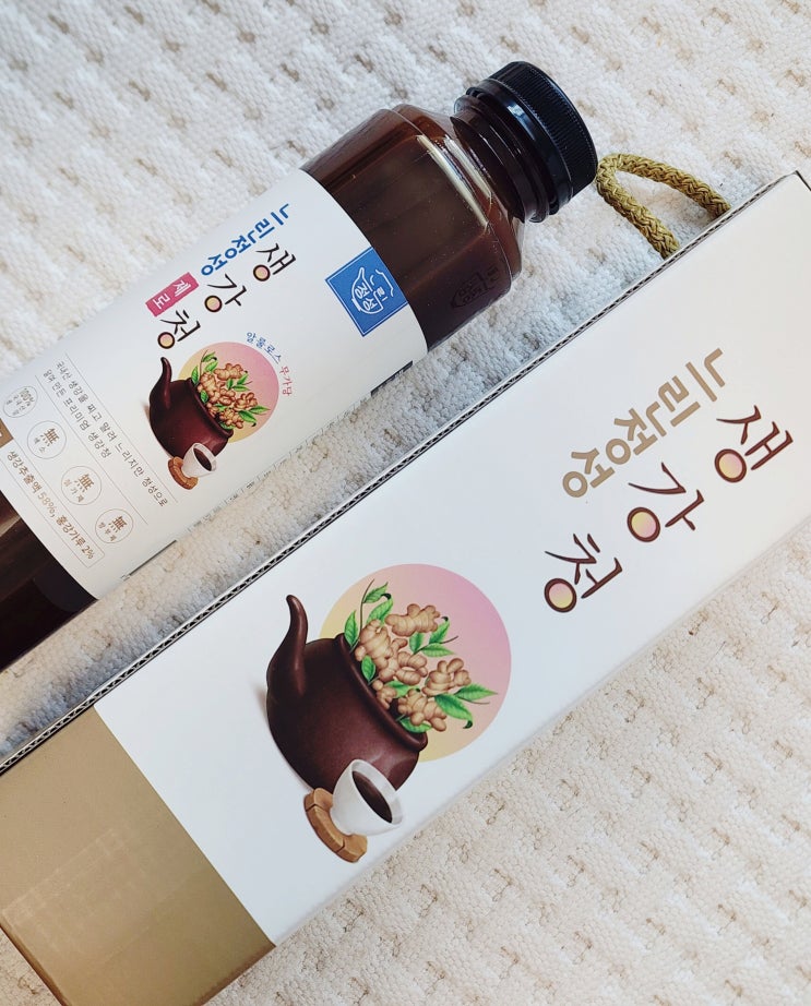  당 걱정 없이 마시는 제철 생강청