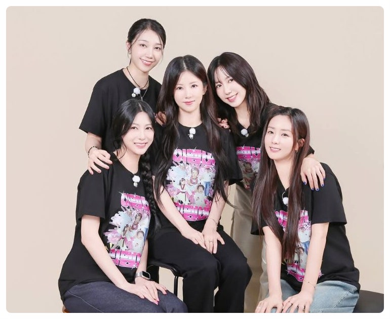 에이핑크 가족사진 공개 리멤버 박초롱, 윤보미, 김남주, 오하영, 정은지 데뷔 14년