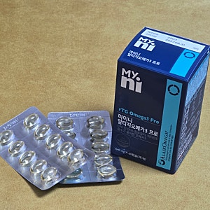 마이니 알티지 오메가3로 혈행건강 챙기기