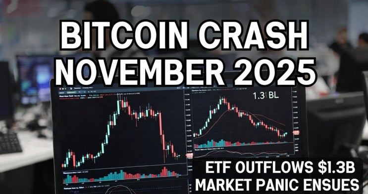  비트코인 10만 달러 붕괴 ETF 유출로 불붙은 2025년 11월 패닉