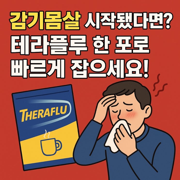  테라플루 한 포로 끝내는 감기몸살, 효과·복용법·주의사항 총정리!